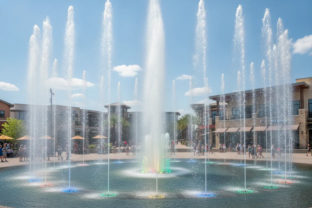 Branson Landing Fountain Show